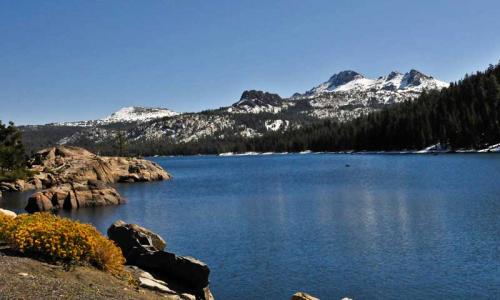 Caples Lake near Lake Tahoe