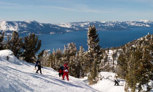Skiing Lake Tahoe