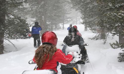 Lake Tahoe Snowmobile