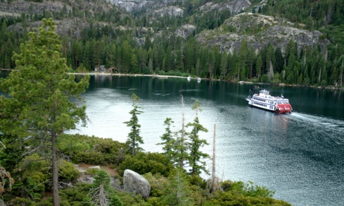 Emerald Bay State Park Lake Tahoe California Boating Cruise Boat