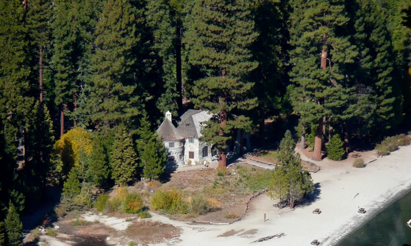 Overlooking Vikingsholm Castle
