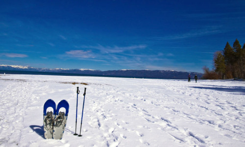 Snowshoeing